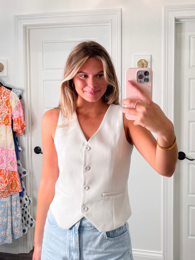 European Summer Vest Top Clothing Peacocks & Pearls Lexington   