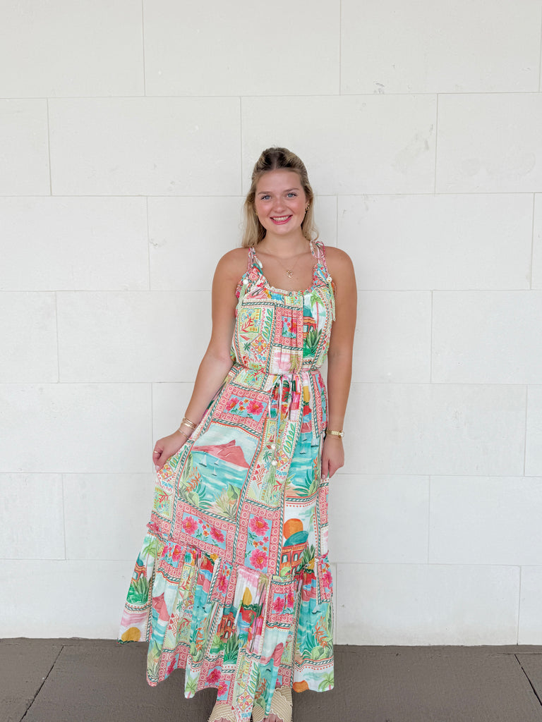 Maddison Capri Dress Clothing Peacocks & Pearls Lexington