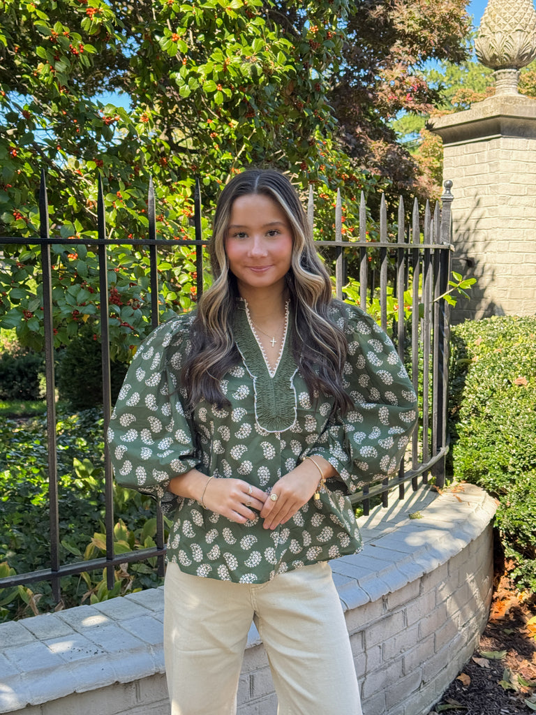Autumn In Aspen Top Clothing Peacocks & Pearls Lexington