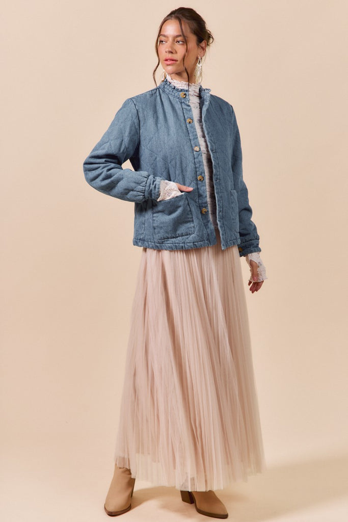 The Blue Ridge Denim Jacket Clothing Peacocks & Pearls Lexington