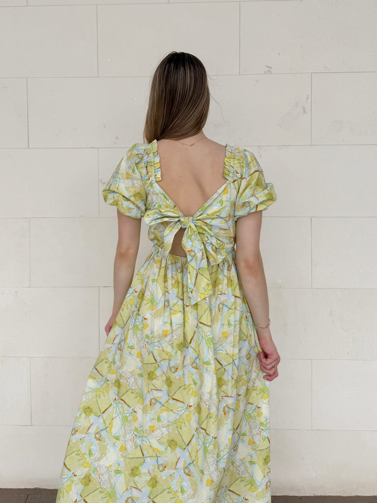 Citrus Sky Dress Clothing Peacocks & Pearls Lexington