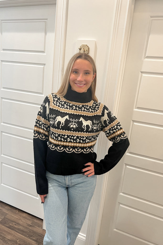 Stallion Style Sweater Clothing Peacocks & Pearls Lexington   