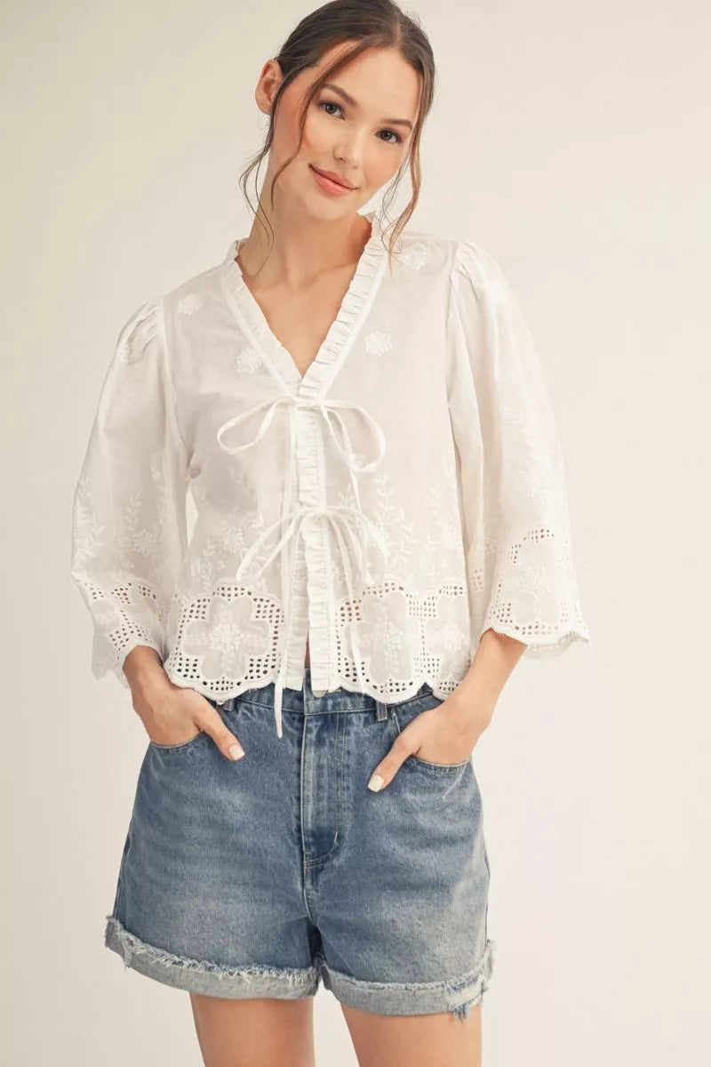 Sweet Threads Top – Peacocks & Pearls Lexington