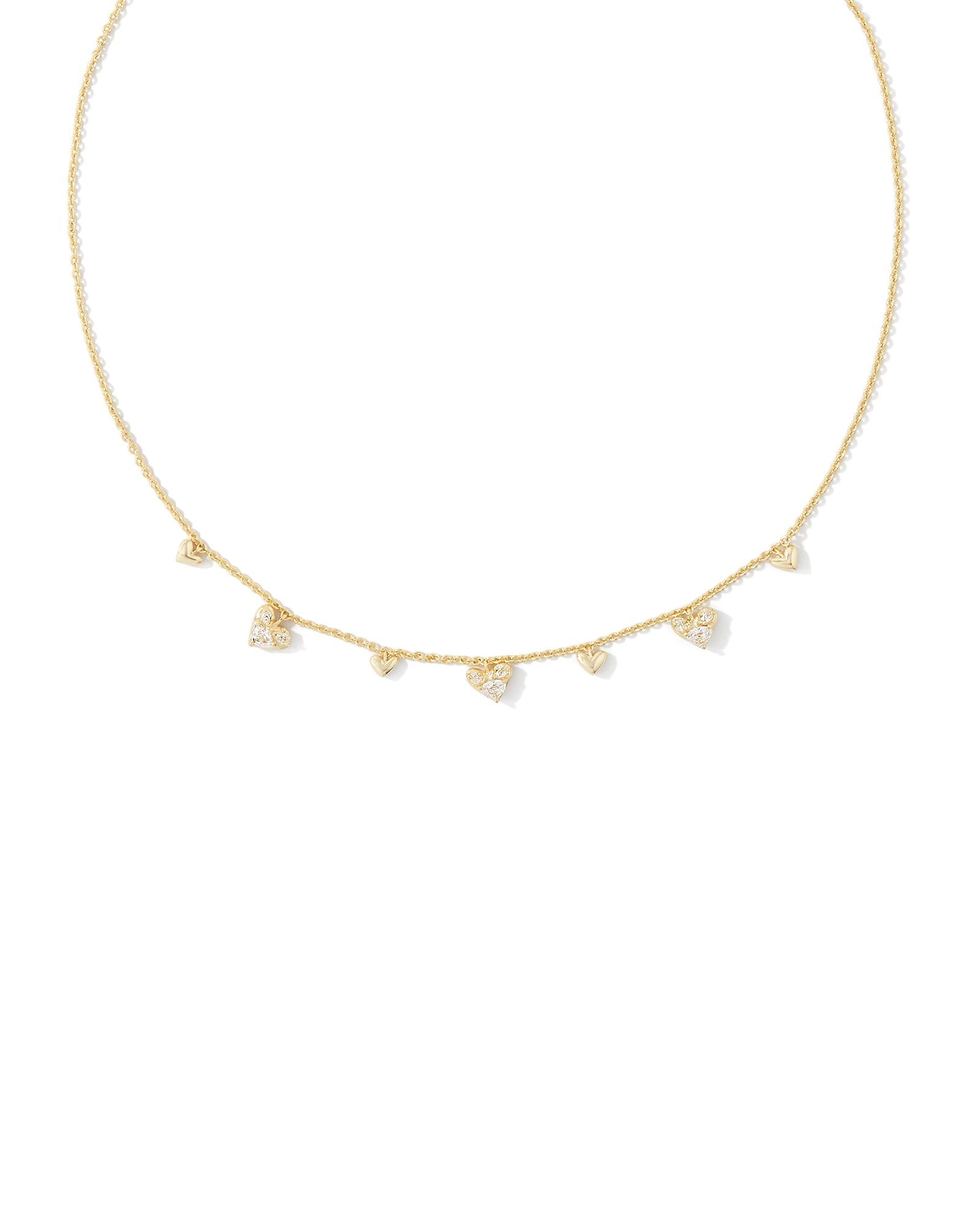 Haven Heart Crystal Choker Necklace – Peacocks & Pearls Lexington