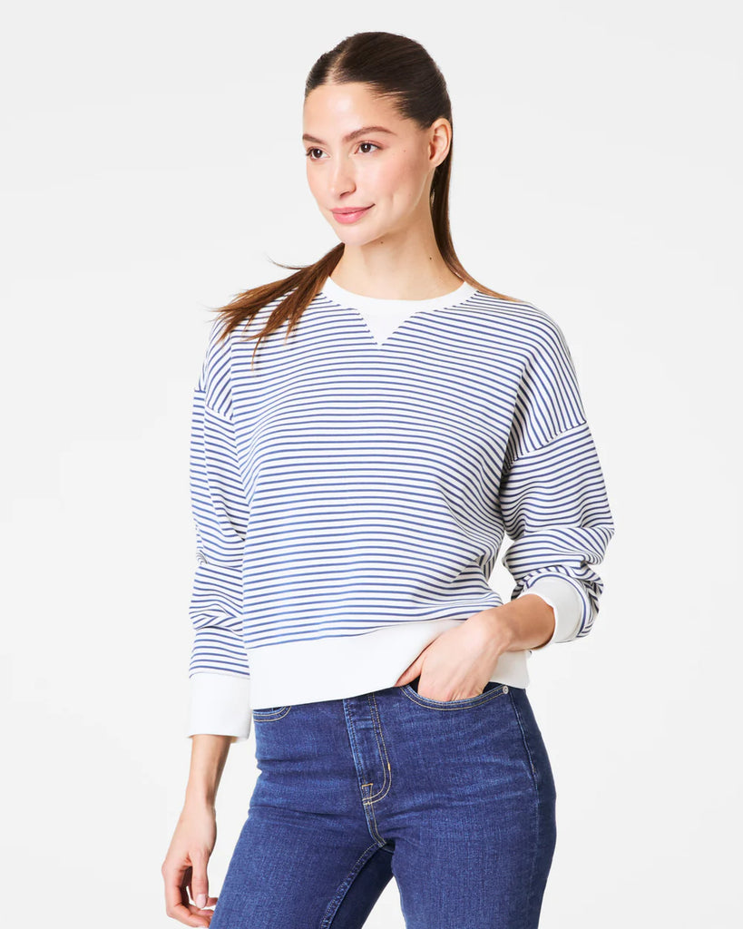 AirEssentials Striped Crew Clothing Peacocks & Pearls Lexington