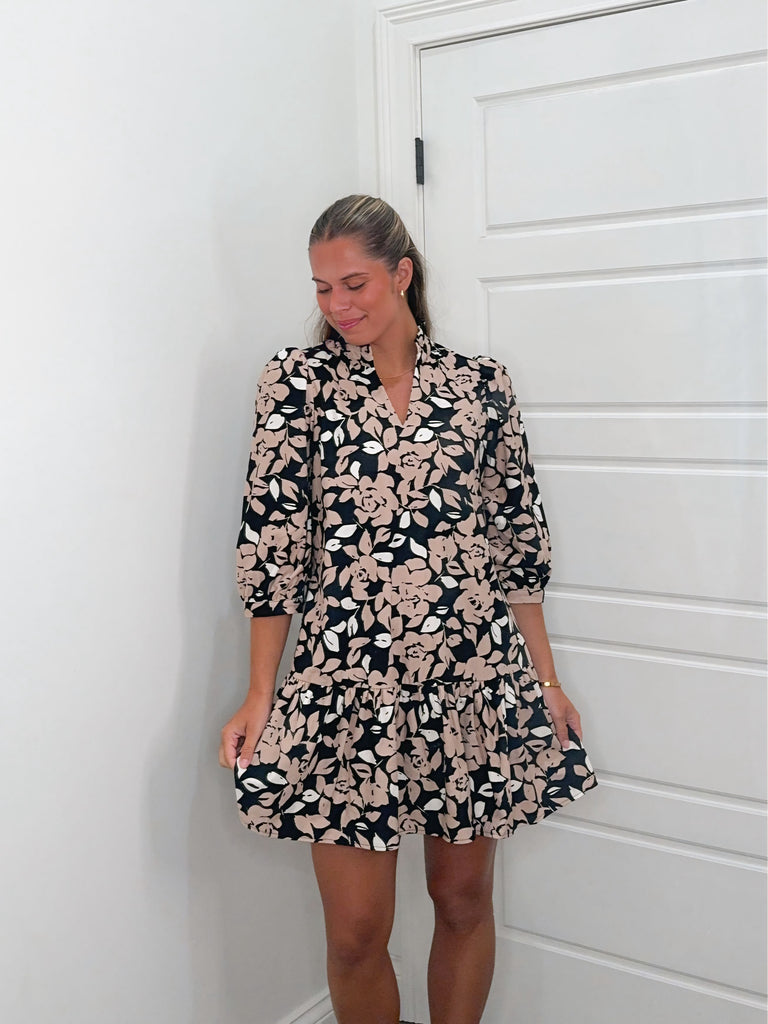 Nightfall Leaves Dress Clothing Peacocks & Pearls Lexington