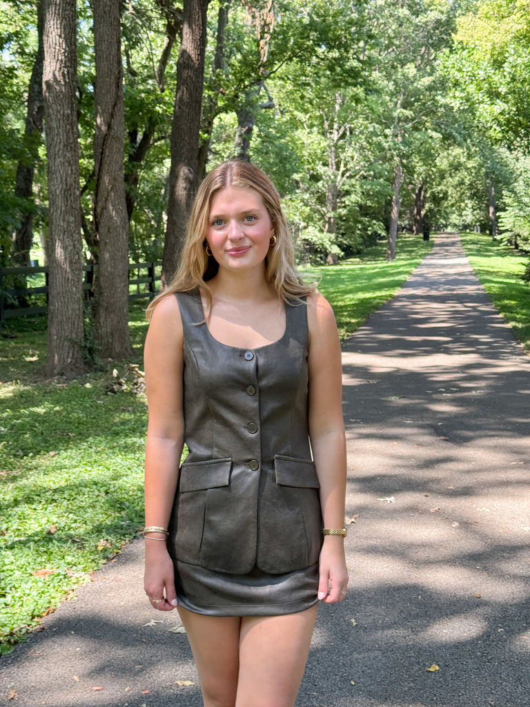 Suede Season Romper Clothing Peacocks & Pearls Lexington