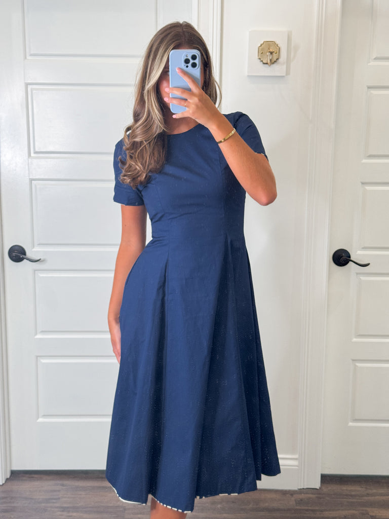 Double Take Reversible Dress Clothing Peacocks & Pearls Lexington