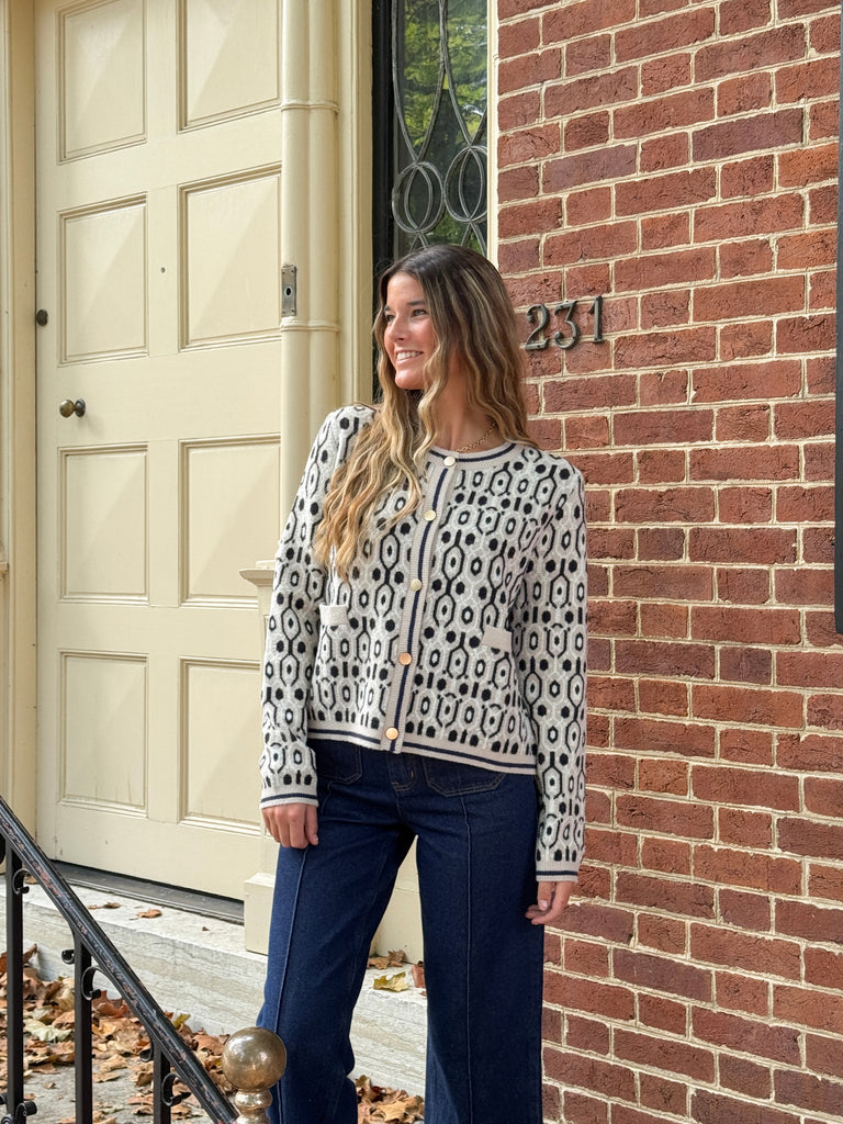The Neutral Code Cardigan Clothing Peacocks & Pearls Lexington