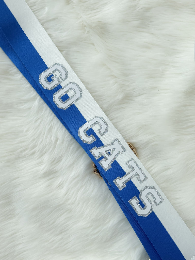 Go Cats Striped Bag Strap Accessory Peacocks & Pearls Lexington