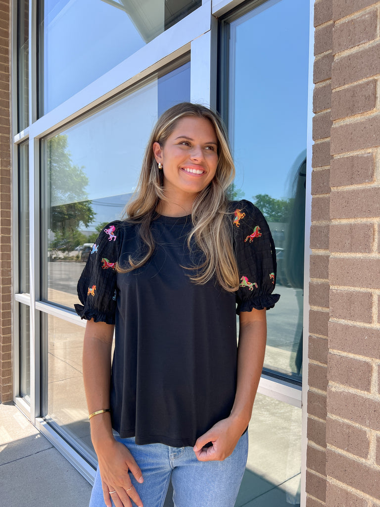 To The Races Top Clothing Peacocks & Pearls Lexington   