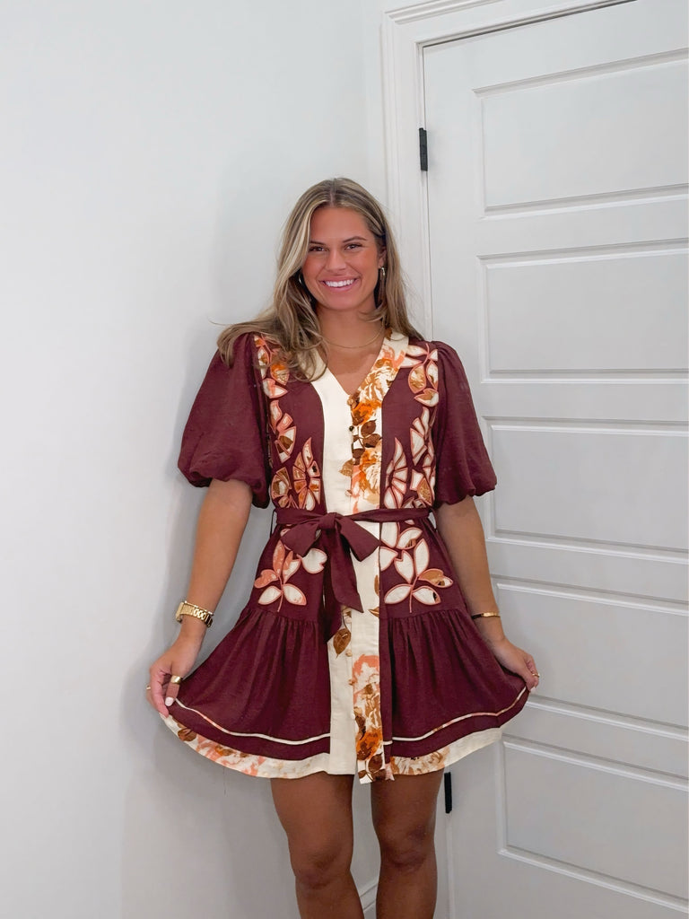 Autumn Glow Dress Clothing Peacocks & Pearls Lexington