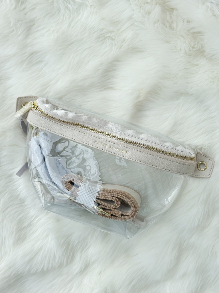 Clear Stadium Belt Bag Accessory Peacocks & Pearls Lexington