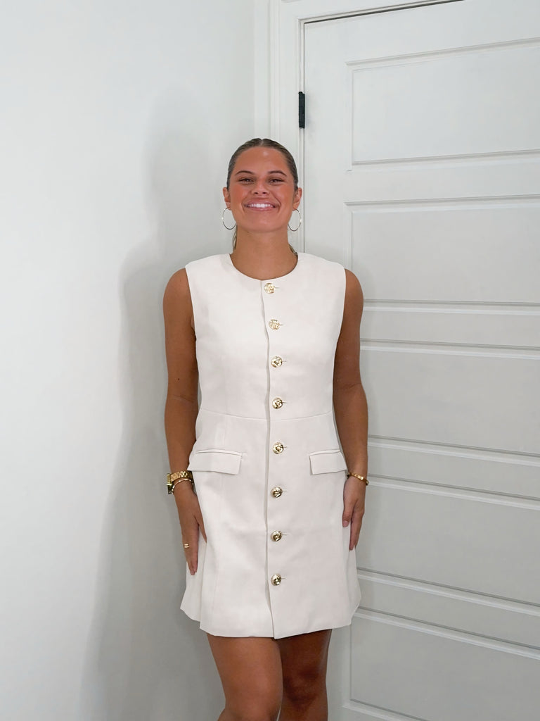 Boss Lady Dress Clothing Peacocks & Pearls Lexington Cream S
