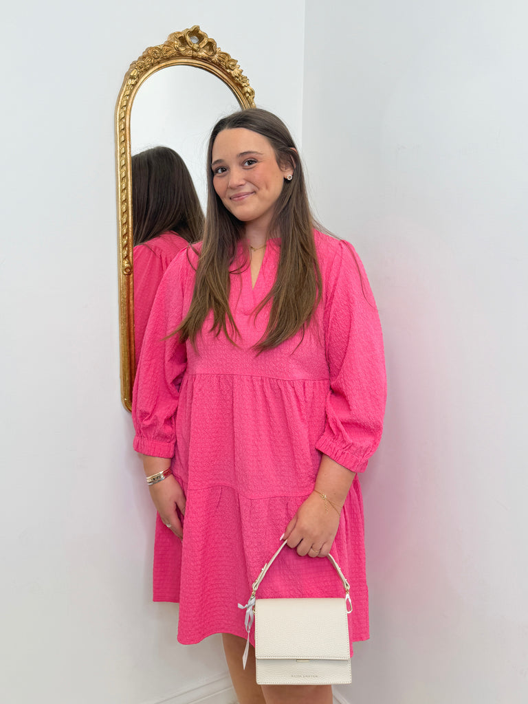 copper pink dress IN THE SKY SWEETHEART TWIST TIERED FLUTTER SLEEVE MAXI DRESS