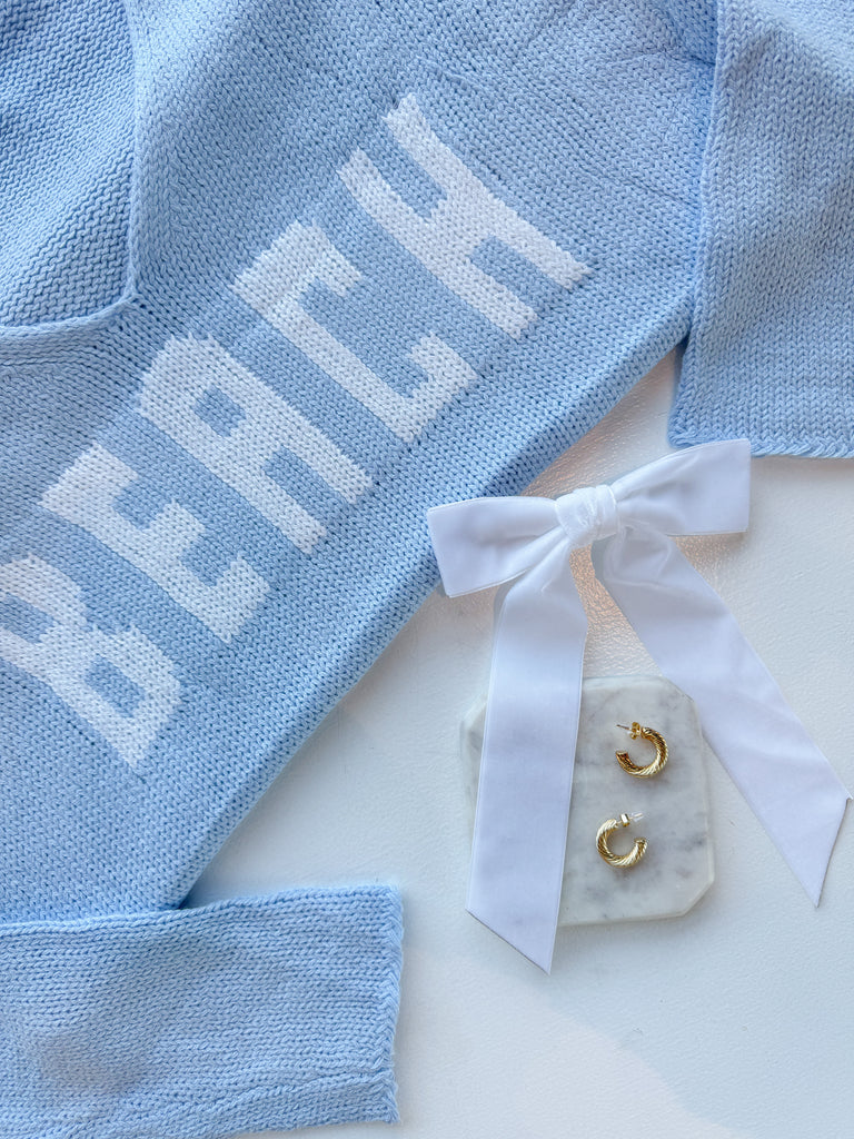 Beachy Blues Sweater Clothing Miracle   