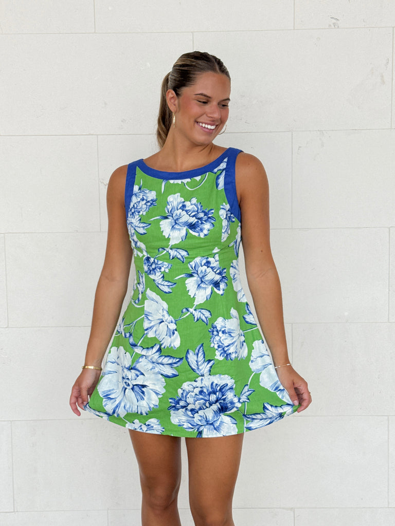 Rainforest Ripple Dress Clothing Peacocks & Pearls Lexington