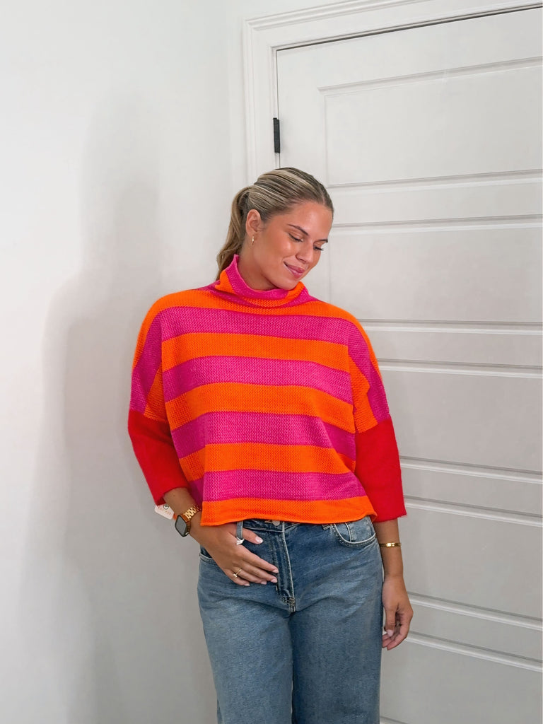 The London Striped Sweater Clothing Peacocks & Pearls Lexington