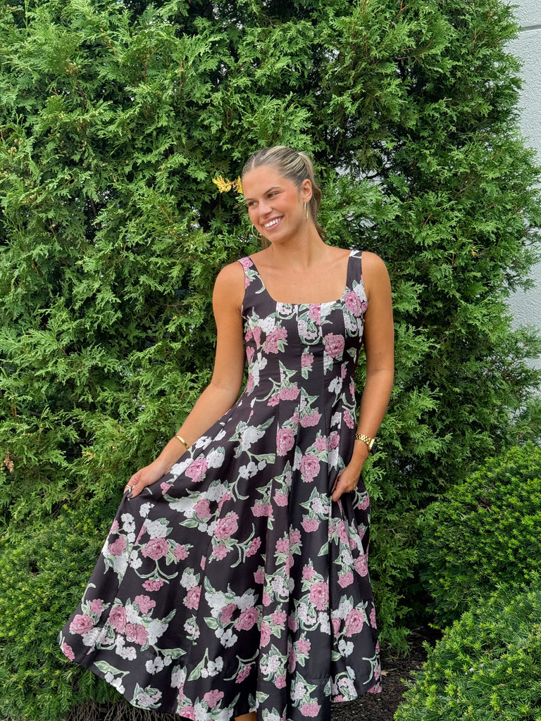 dress that green and pink pearls Lotus Night Dress S