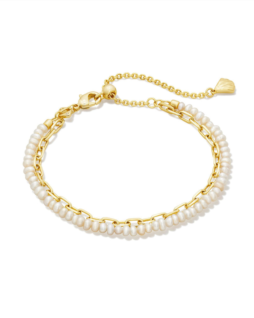 Lolo Multi Strand White Pearl Bracelet Jewelry Kendra Scott