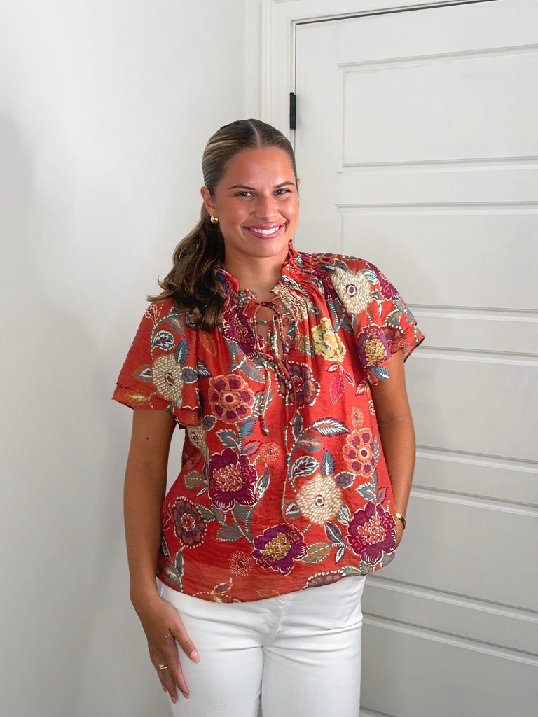 Marigold Muse Top Clothing Peacocks & Pearls Lexington