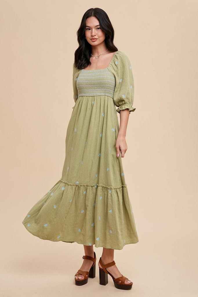 Give Me Butterflies Maxi Dress Clothing Peacocks & Pearls Lexington   