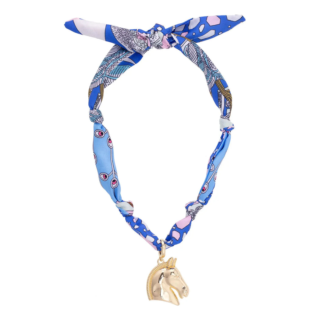 Scarf Charm Necklaces Jewelry Peacocks & Pearls Lexington Horsehead