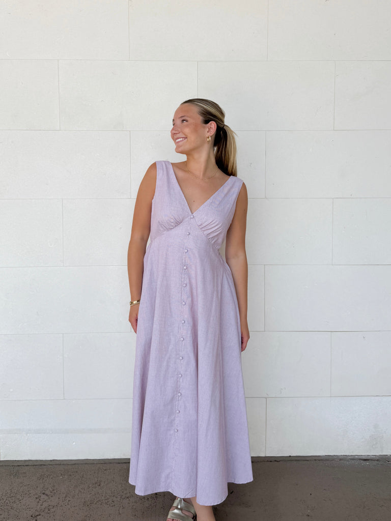 Sienna Sands Midi Dress Clothing Peacocks & Pearls Lexington