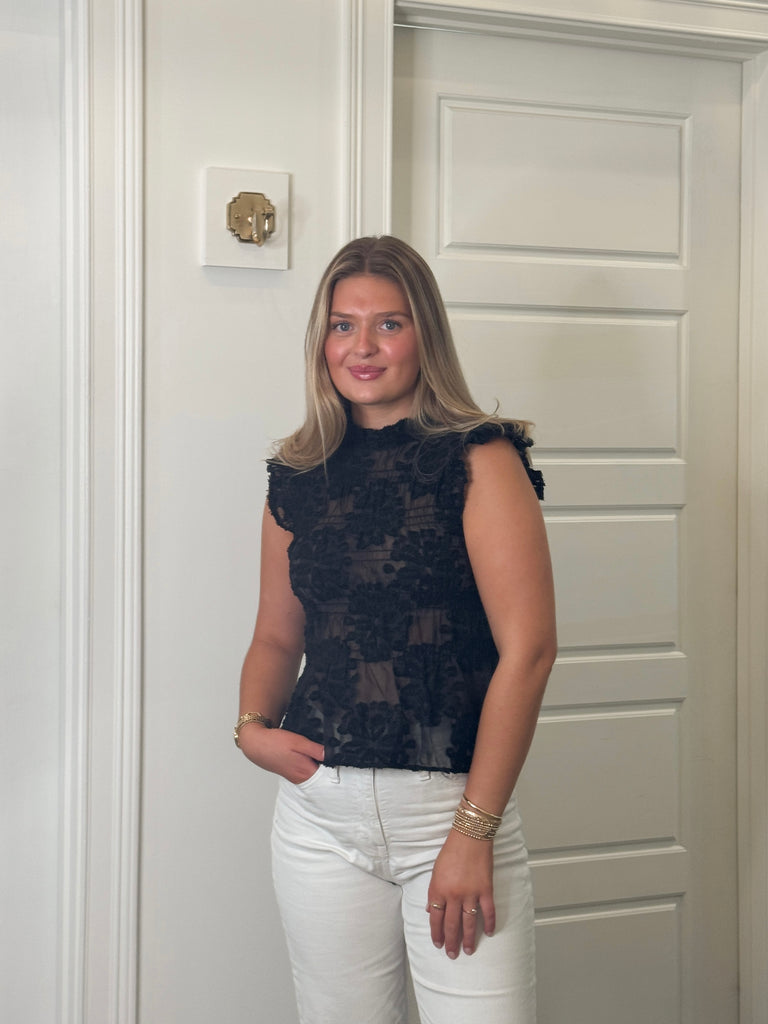 The Midnight Veil Blouse Clothing Peacocks & Pearls Lexington