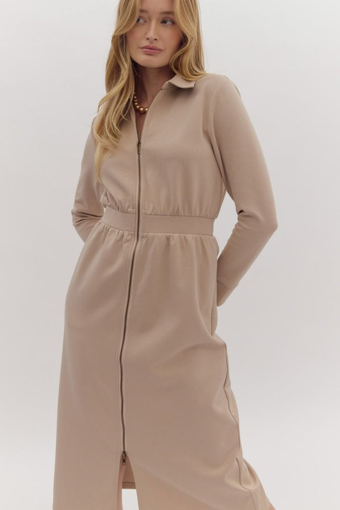 let's be friends midi dress Free People Let's Be Friends Midi Dress In Aged Mustard
