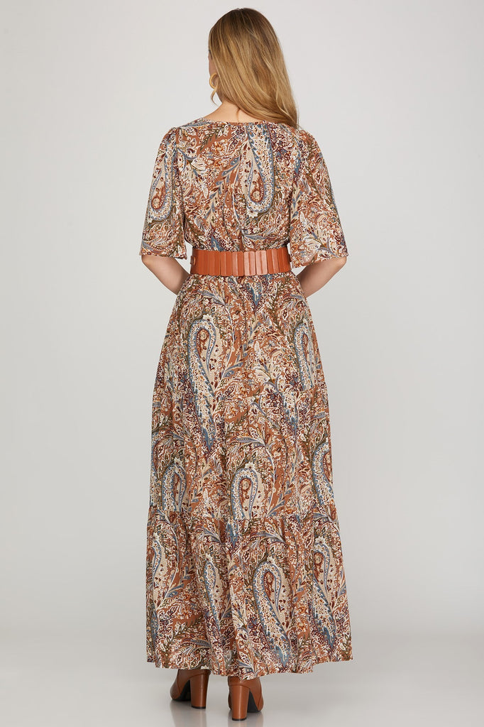 Sienna Shade Maxi Dress Clothing Peacocks & Pearls Lexington