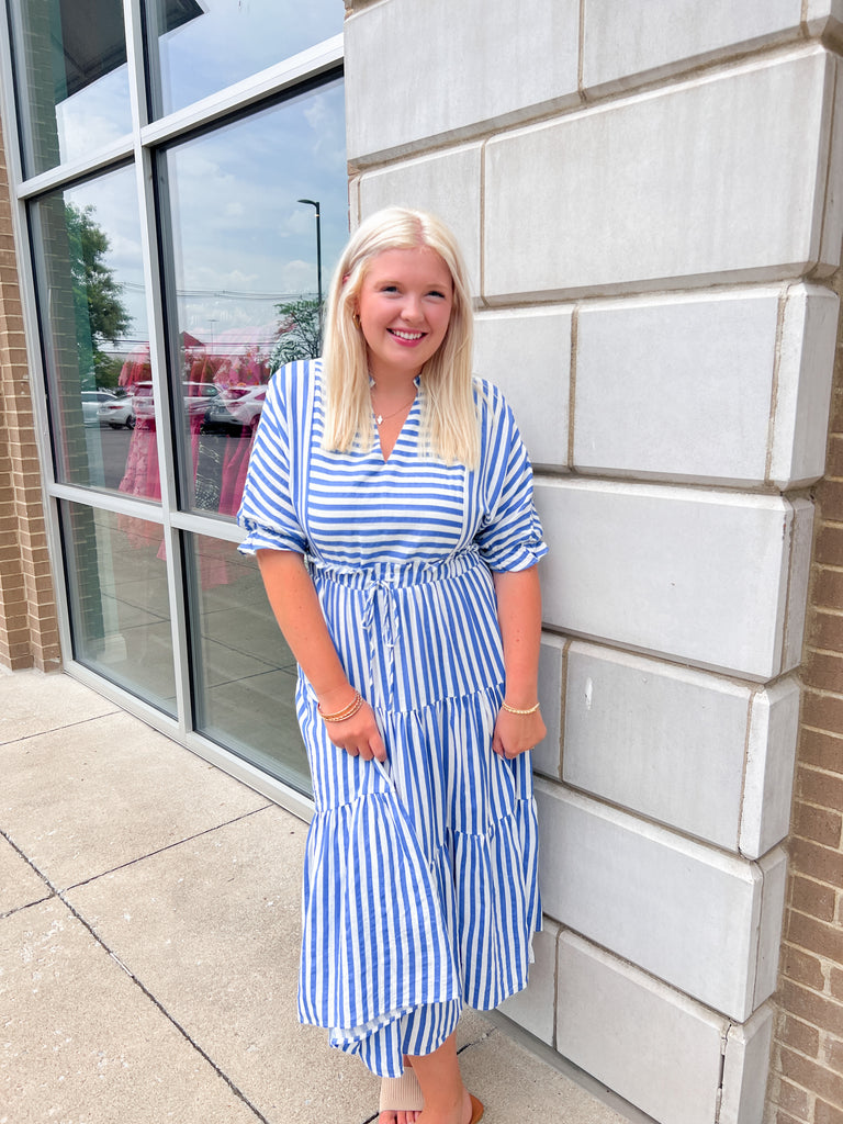 America's Sweetheart Midi Dress Clothing Peacocks & Pearls Lexington   