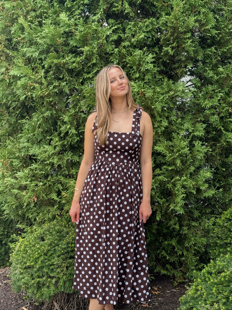 Dot About It Dress Clothing Peacocks & Pearls Lexington