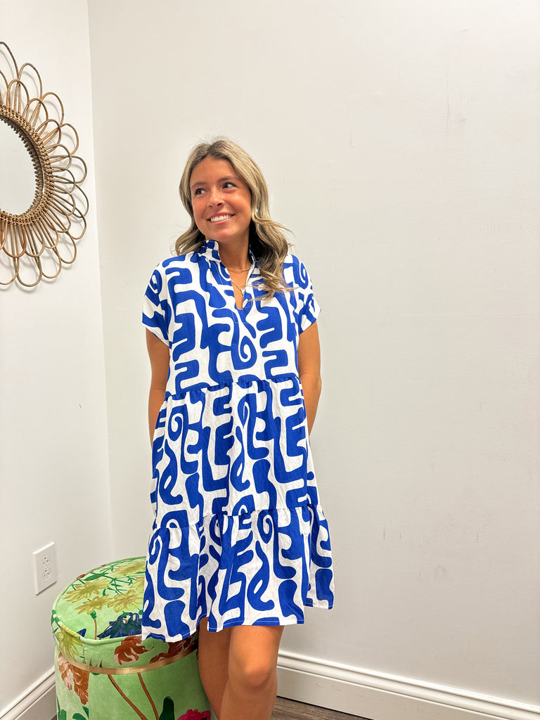 Ocean Eyes Dress Clothing THML   