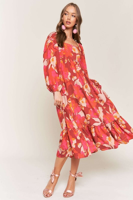 Romantic Orchard Maxi Dress Clothing Peacocks & Pearls Lexington   