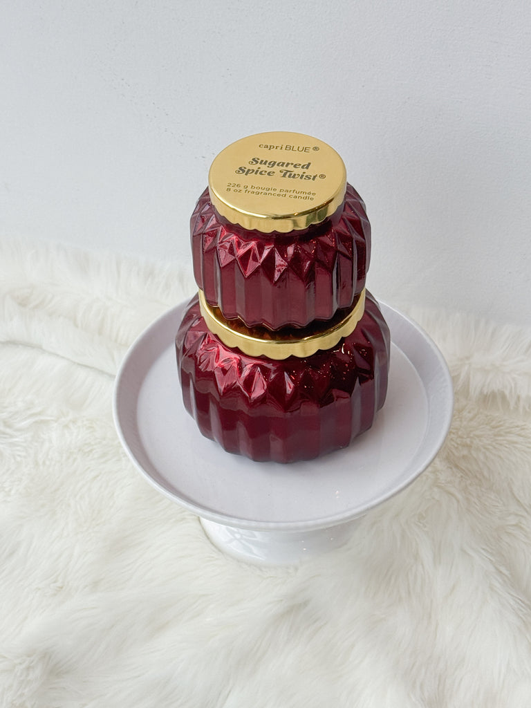 Sugared Spice Twist Royal Gem Candle Home Peacocks & Pearls Lexington