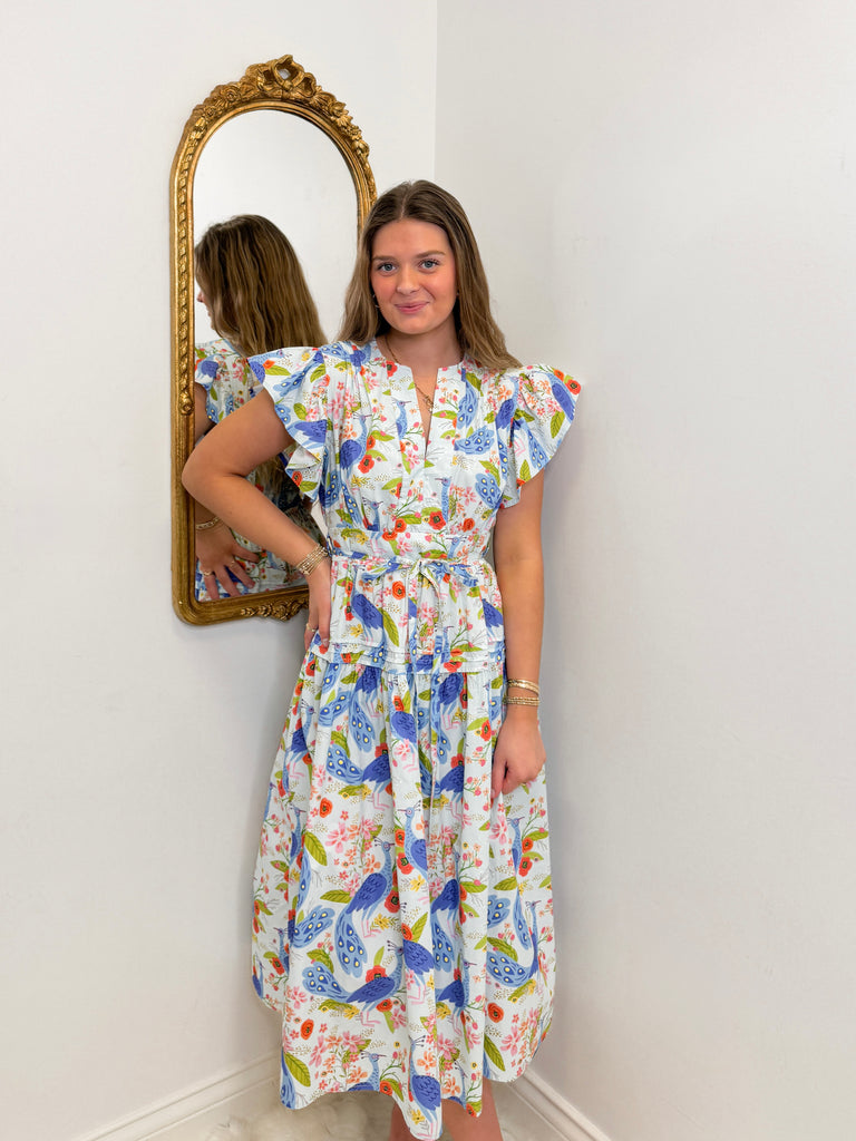 Cala Peacock Midi Dress Cala Peacock Midi Dress