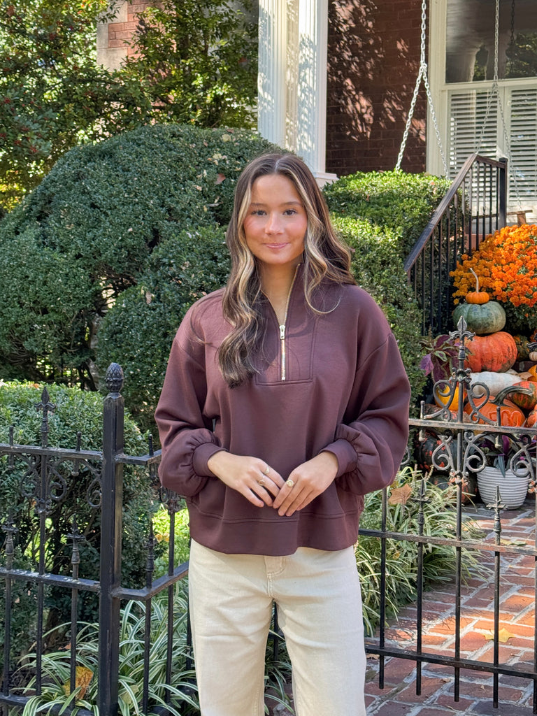 Walnut Ridge Zip-Up Clothing Peacocks & Pearls Lexington