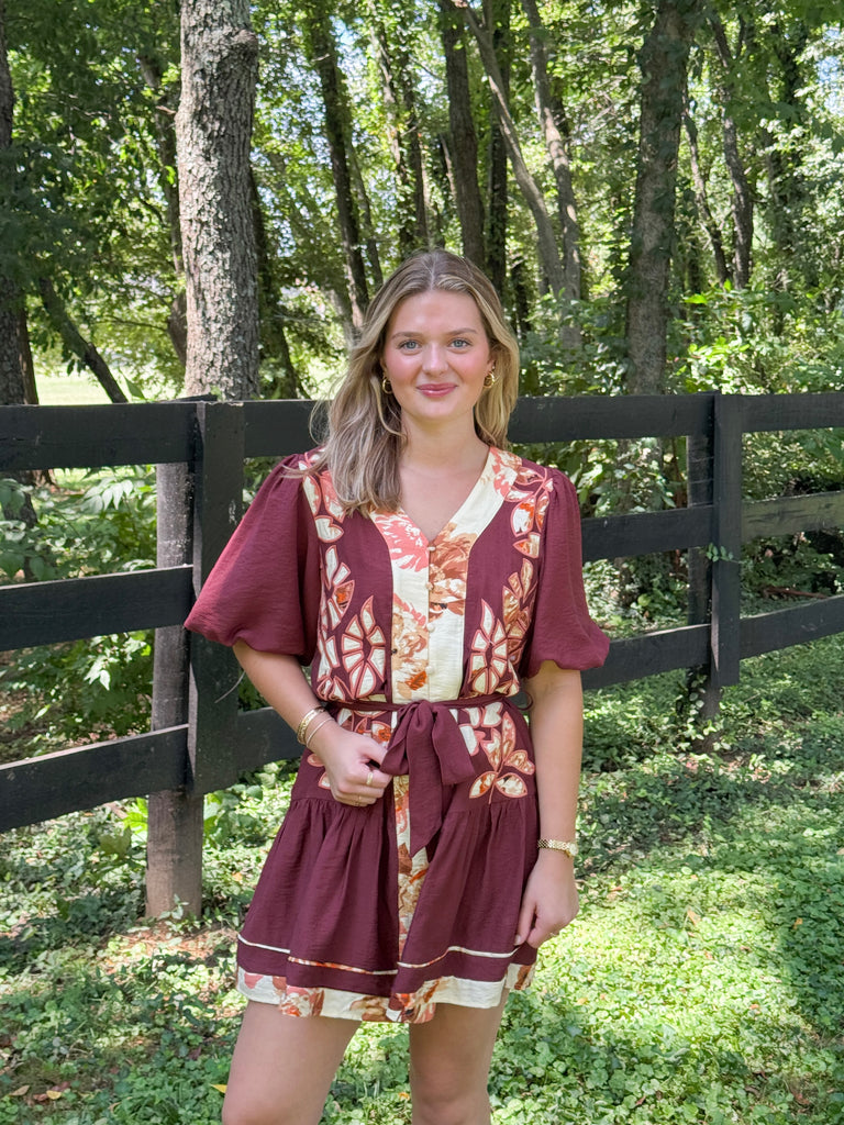 Autumn Glow Dress Clothing Peacocks & Pearls Lexington