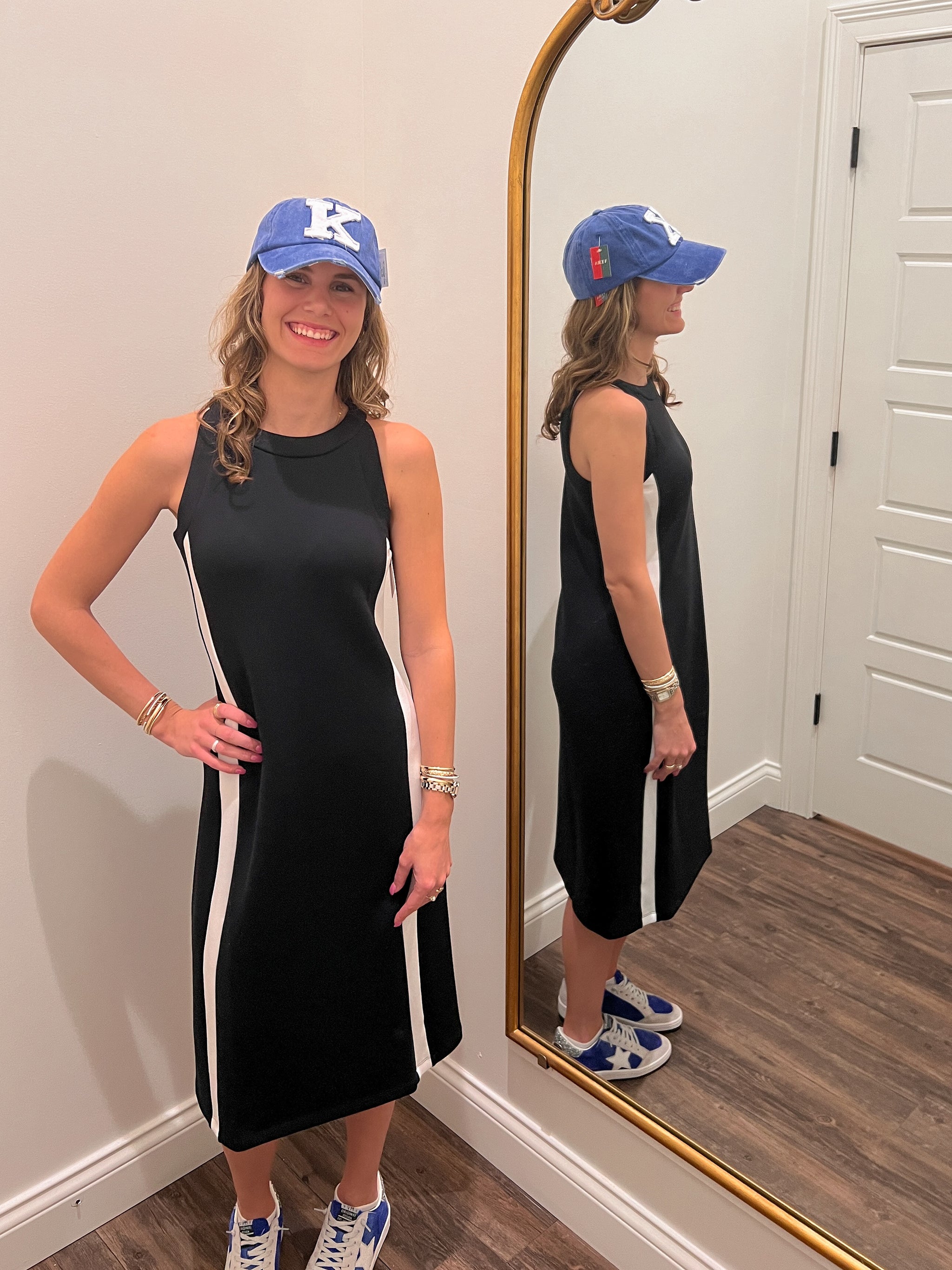 spanx air essentials midi dress Spanx Air Essentials Pique Polo Midi Dress  Bo & Company