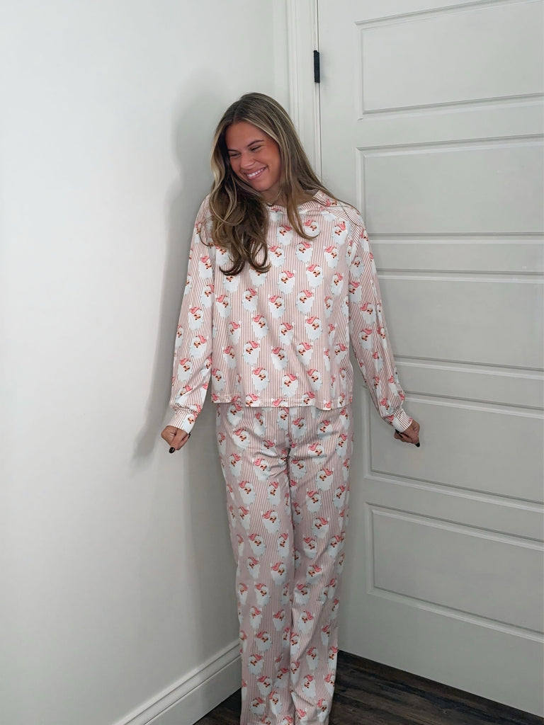 The Santa Darling Pajama Set Clothing Peacocks & Pearls Lexington