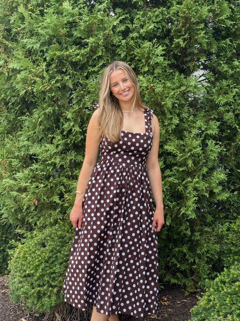 Dot About It Dress Clothing Peacocks & Pearls Lexington