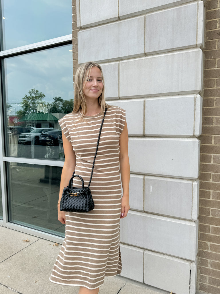 Never A Dull Moment Midi Dress Clothing Peacocks & Pearls Lexington   