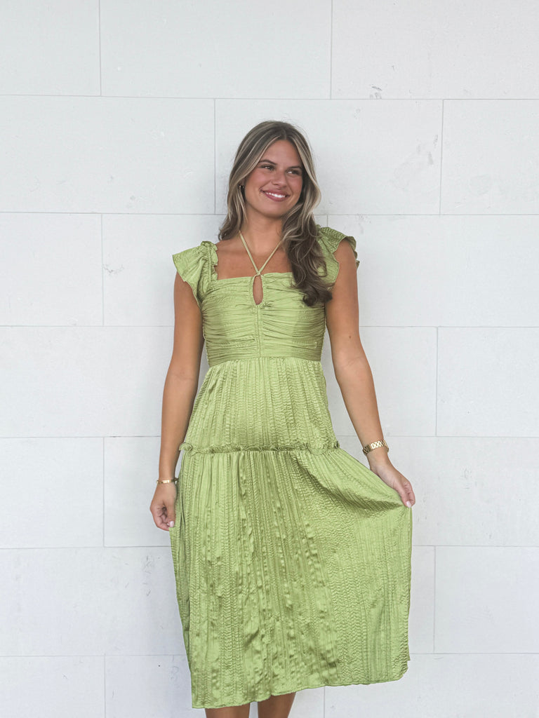 Keylime Crush Dress Clothing Peacocks & Pearls Lexington