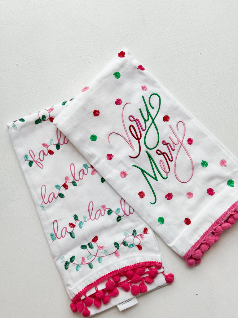 The Christmas Cheer Towels Home Peacocks & Pearls Lexington