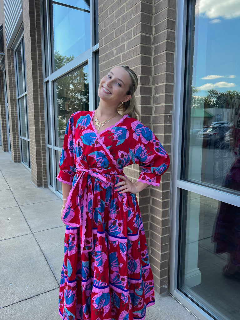 Camile Maxi Dress Clothing Peacocks & Pearls Lexington