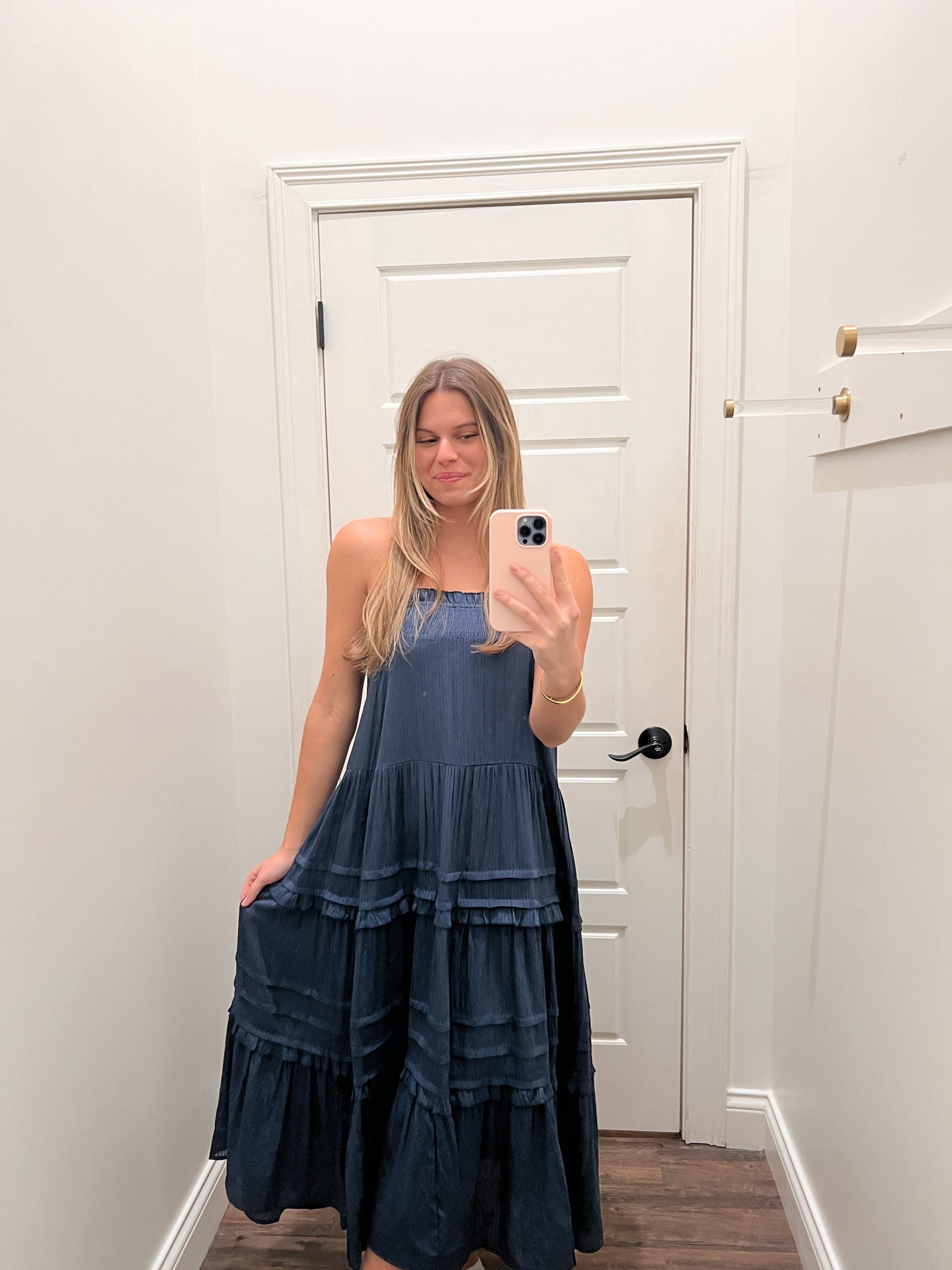 Nautical maxi dress hotsell