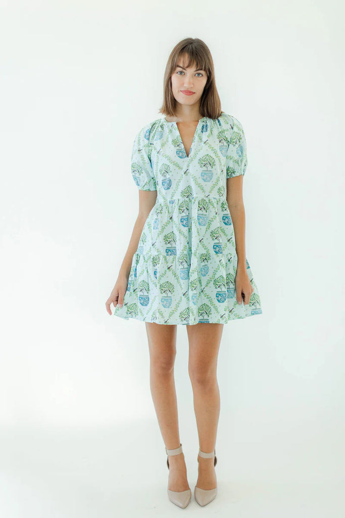 Gemma Petite Fleur Dress Clothing Peacocks & Pearls Lexington   