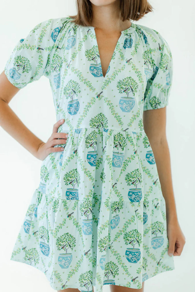 Gemma Petite Fleur Dress Clothing Peacocks & Pearls Lexington   