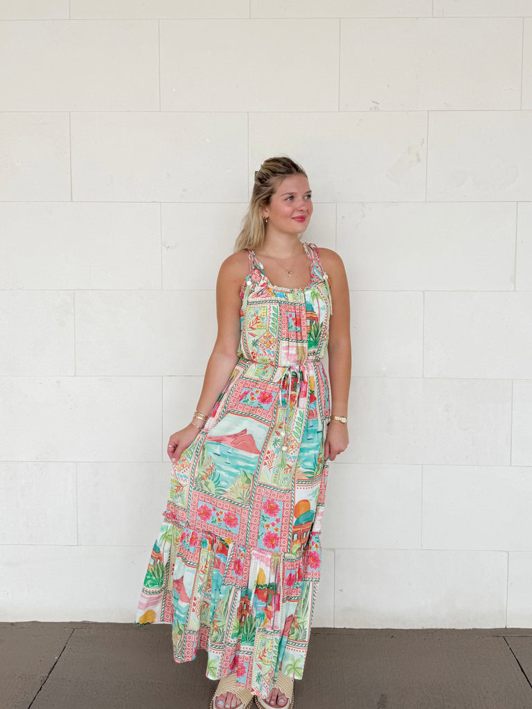 Maddison Capri Dress Clothing Peacocks & Pearls Lexington